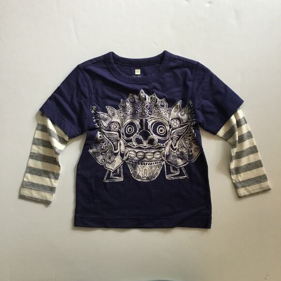 Tea Collection dragon Barong batik layer tee - Picture 2 of 4